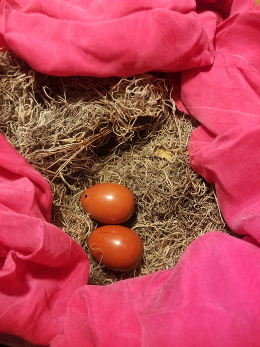 Carnelian Drilled Yoni Egg