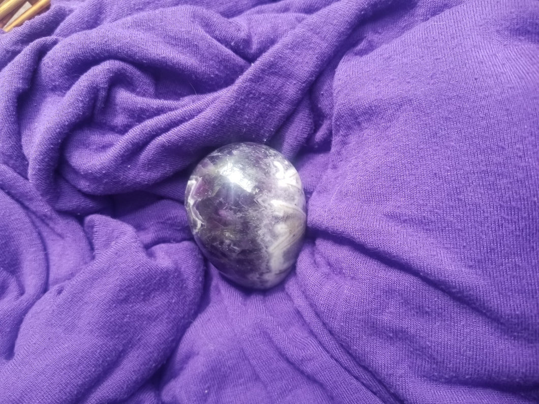 Large Drilled Amethyst Yoni Egg